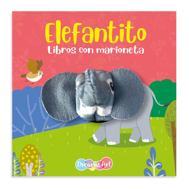 Elefantito. Libros con marioneta