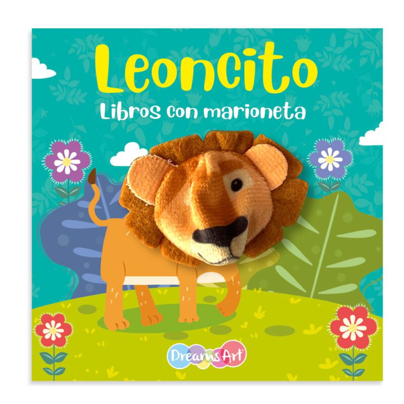 Leoncito. Libros con marioneta