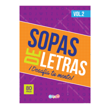 Sopas de letras. ¡Desafia tu mente! Vol 2