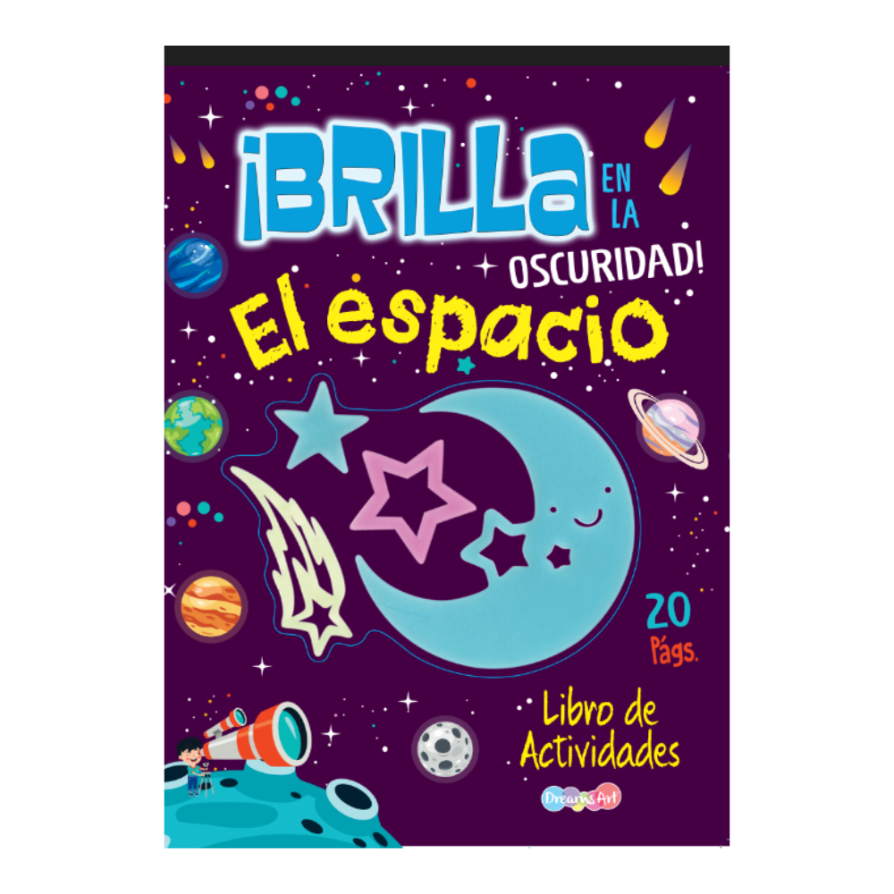 ¡Brilla en la oscuridad! El espacio