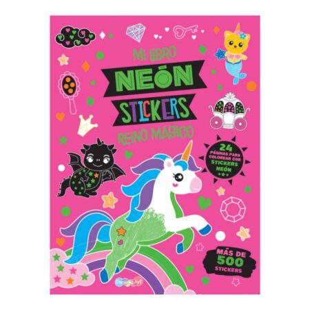 Mi libro neón stickers. Reino mágico