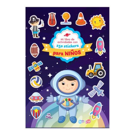 Mi libro de actividades con 250 stickers para niños