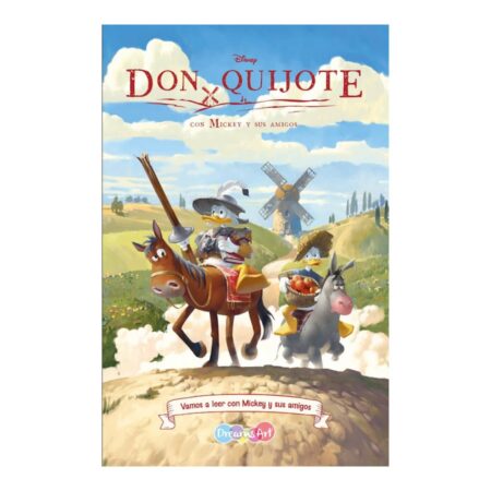 Don quijote, con Mickey y sus amigos
