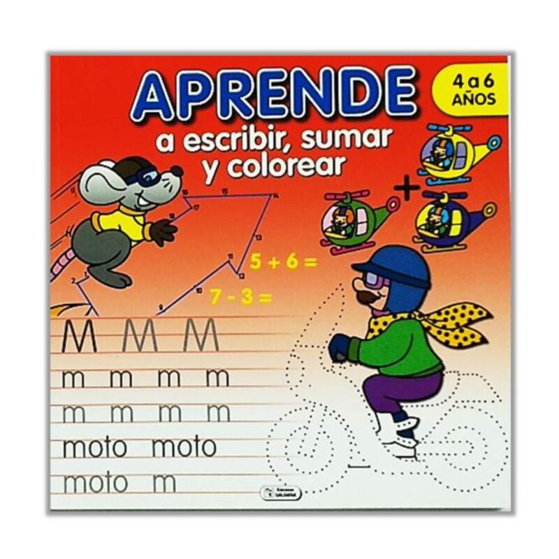 Aprende a escribir, sumar y colorear