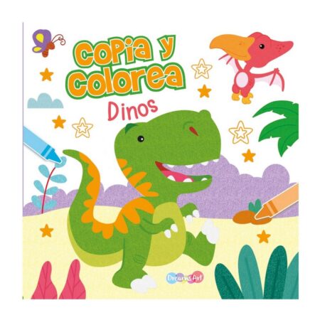 Copia y colorea. Dinos