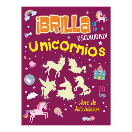¡Brilla en la oscuridad! Unicornios