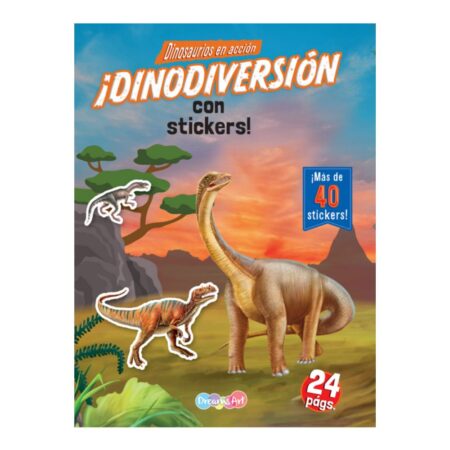¡Dinodiversión con stickers!