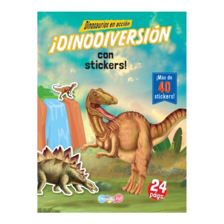 ¡Dinodiversión con stickers!