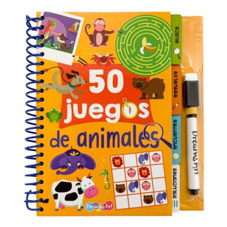 50 juegos de animales con plumón