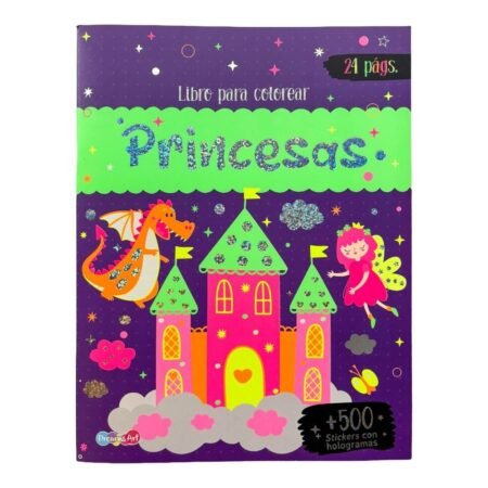 Libro para colorear princesas