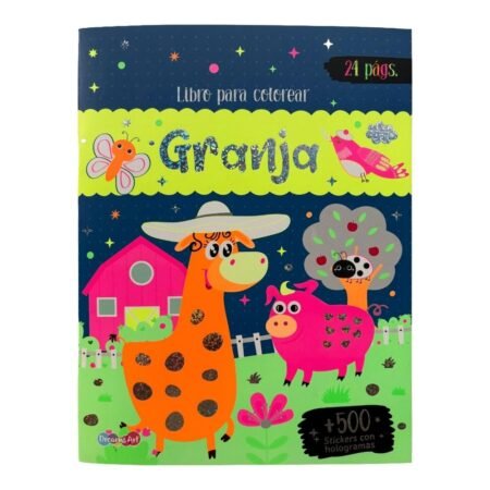 Libro para colorear granja
