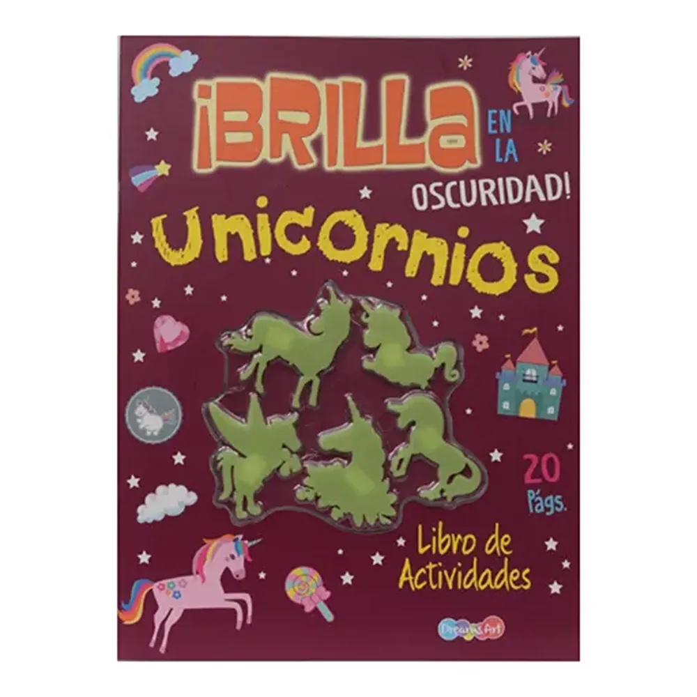 ¡Brilla en la oscuridad! Unicornios