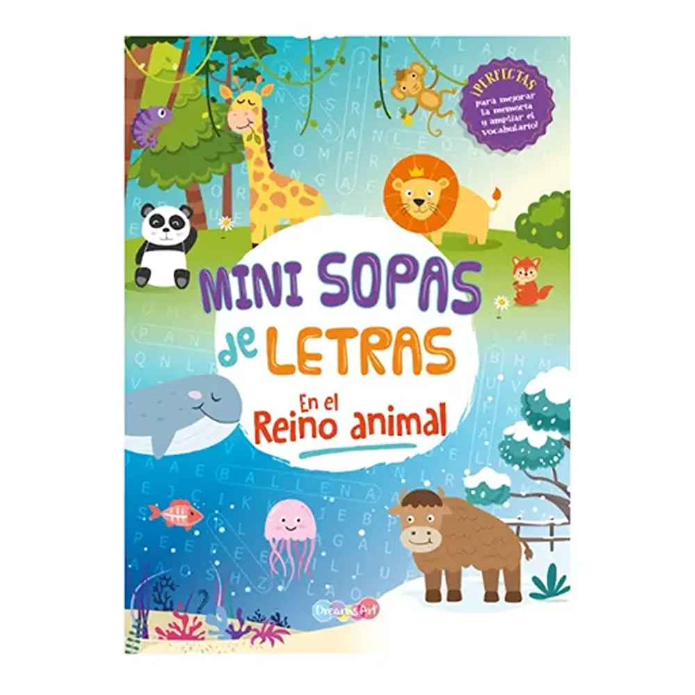 Mini sopas de letras en el reino animal